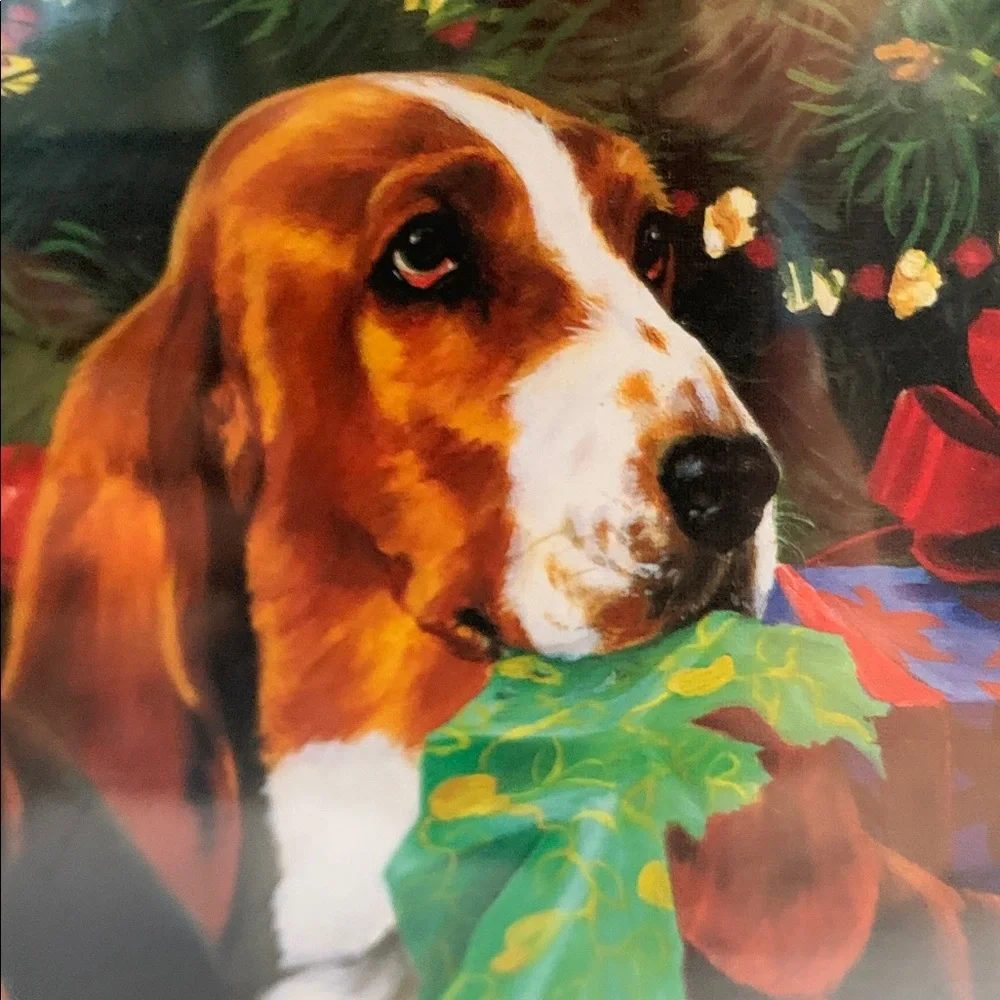 Puzzle F.X. SCHMID,  PopCorn Bandits  500 Piece Beagle Dog Christmas  NEW